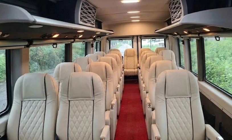 Force Urbania wide aisle and legroom inside cabin