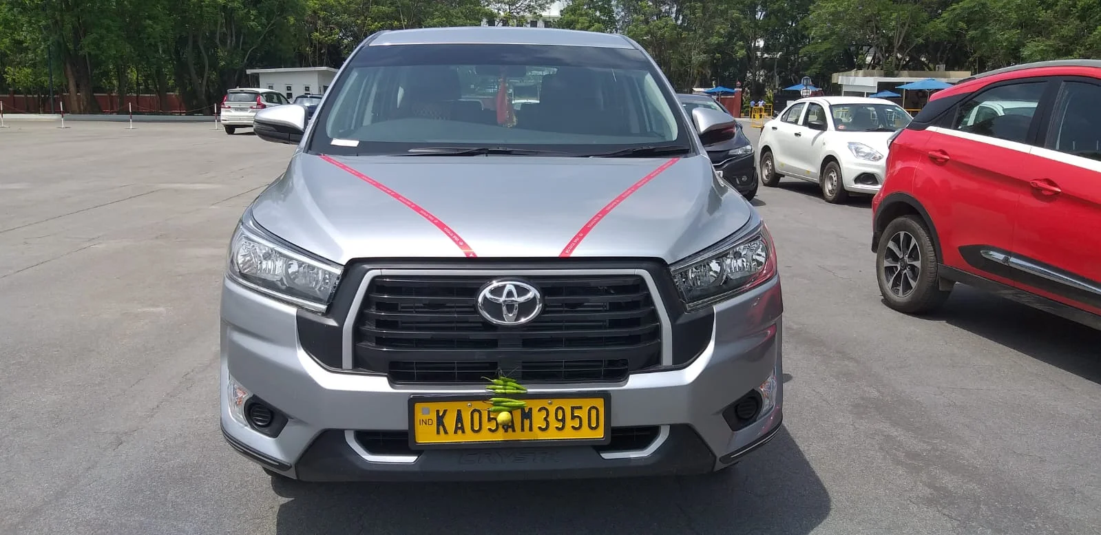 Innova Crysta 7+1 rear cabin view